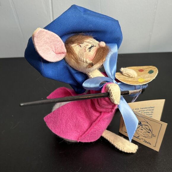 Annalee 1993 Artist Painter 7" with Black brush 0622 - Picture 2 of 8